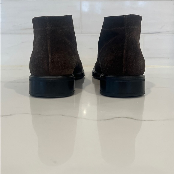 Salvatore Ferragamo Brown Suede Chukka Boots - Picture 9 of 14
